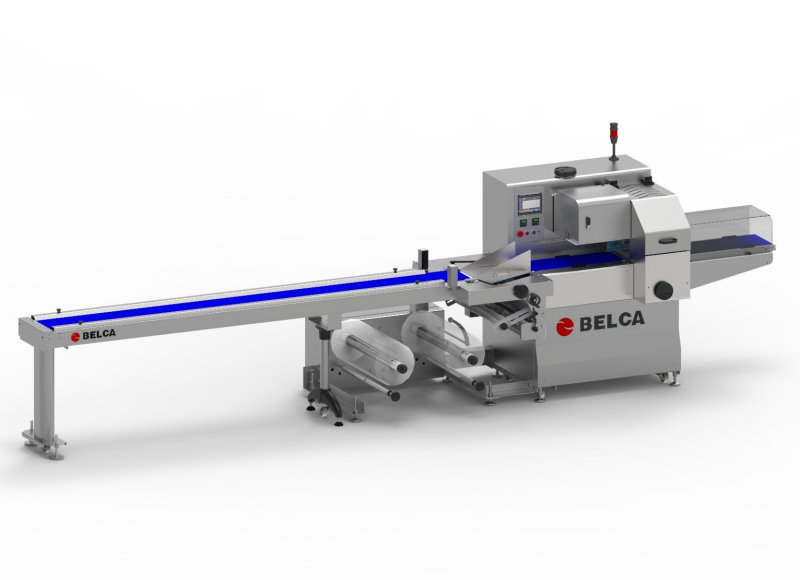 Symmetric belt feeding