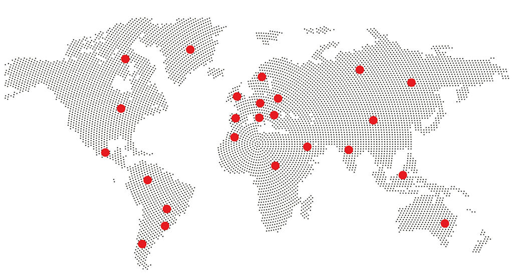 Distribution worlwide