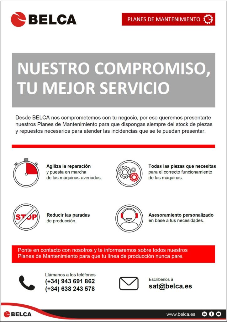 Planes de mantenimiento BELCA