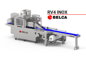 Flow-pack retráctil RV4 INOX para sector alimentación.