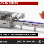 Flow-pack FN: la solución BELCA para el envasado de fresas.