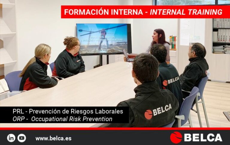 En BELCA apostamos por la formación continua de PRL.