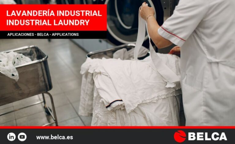 Soluciones BELCA para el envasado en lavandería industrial.