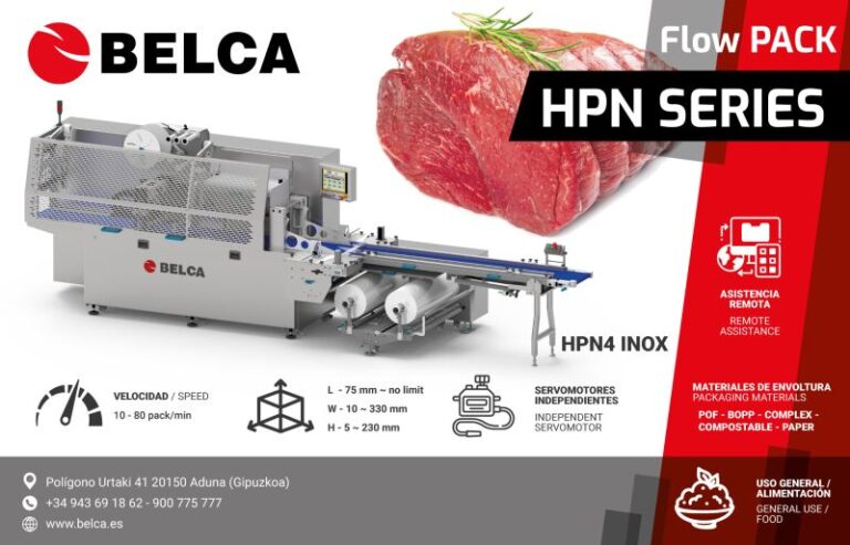 Presentamos la flow-pack HPN4 INOX