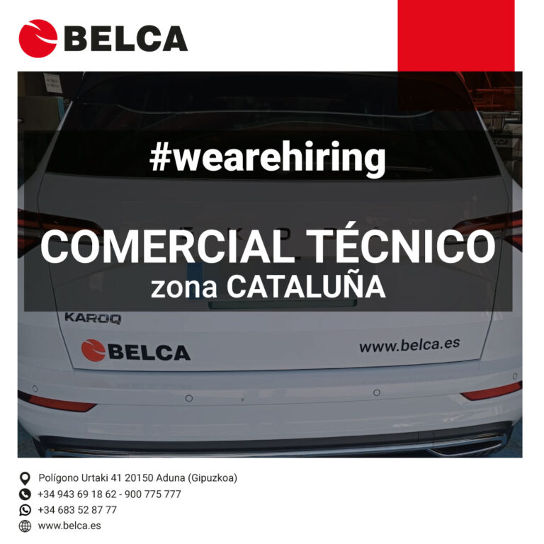 Buscamos un/a COMERCIAL TÉCNICO para la zona de CATALUÑA