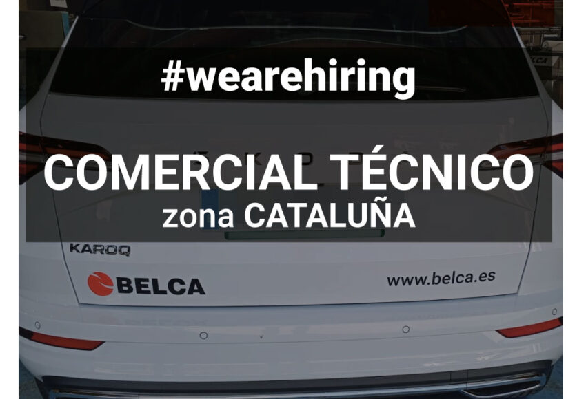 Buscamos un/a COMERCIAL TÉCNICO para la zona de CATALUÑA