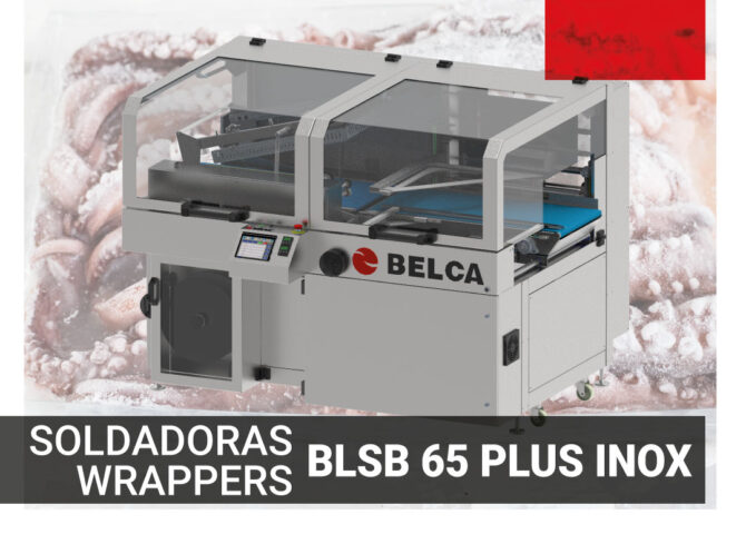 BLSB 65 PLUS INOX. Envoltura retractil para ambientes húmedos y salas de envasado exigentes.