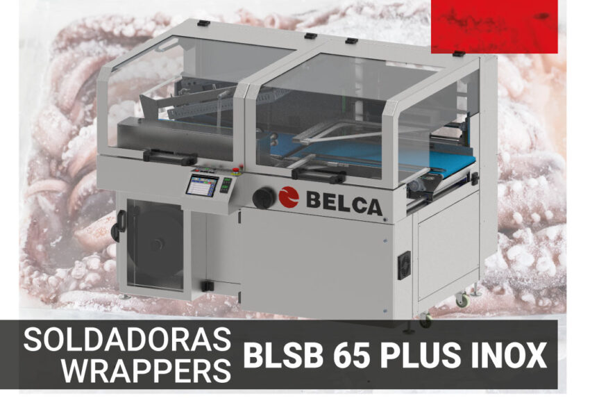 BLSB 65 PLUS INOX. Envoltura retractil para ambientes húmedos y salas de envasado exigentes.